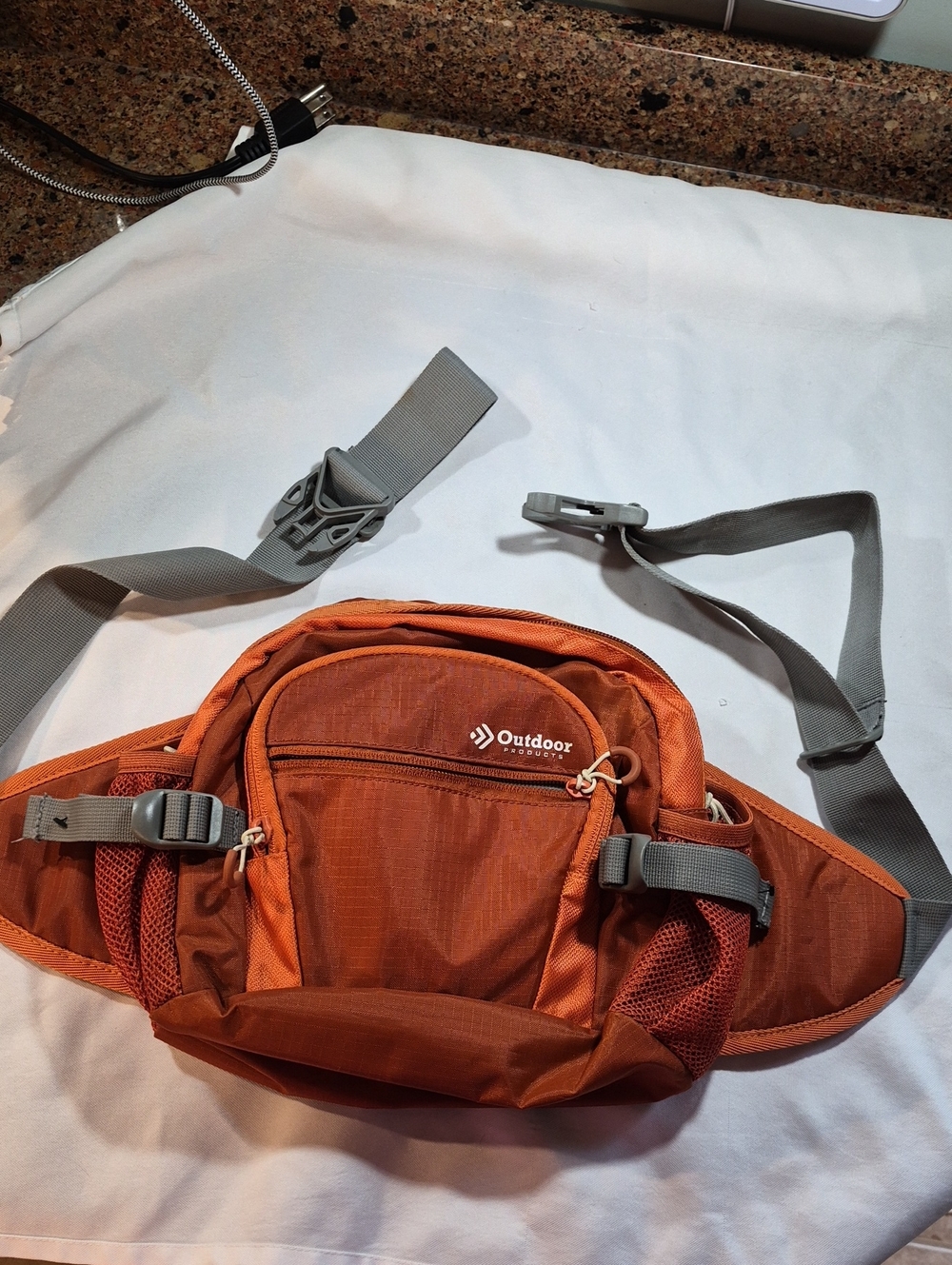 Orange Waist Pack for Men.Outdoor Products..
